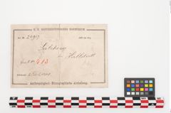 Etiketten zu Bronzebrillenfibel (NHMW-PRAE-024917)